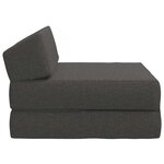 vidaXL Canapé-lit pliable Gris foncé 60 x 70 x 41 cm Tissu