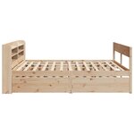vidaXL Cadre de lit sans matelas 180x200 cm bois massif de pin