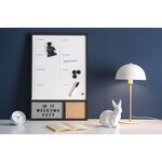 Lampe à poser en métal bonnet