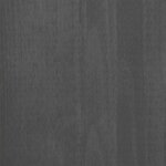 vidaXL Bureau HAMAR Gris foncé 110x40x75 cm Bois massif de pin