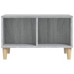 vidaXL Table basse Sonoma gris 60x50x36 5 cm Bois d'ingénierie
