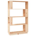 vidaXL Bibliothèque/Séparateur de pièce 80x25x132 cm Pin solide