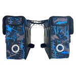Willex Sacoches de vélo Ice 34 L bleu et noir