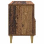 vidaXL Meuble TV 102 x 34 5 x 50 cm Bois ancien Bois d'ingénierie