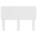 vidaXL Tête de lit Blanc Brillant 160 cm Bois d'ingénierie