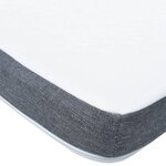 vidaXL Surmatelas de sommier tapissier 200x160x5 cm