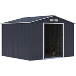 Abri de jardin acier 7,06 m2. avec kit d'ancrage inclus