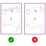 vidaXL Étagère murale marron foncé bois chêne massif traité