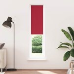 vidaXL Store enrouleur occultant rouge largeur du tissu 45 7 cm