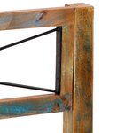 vidaXL Cadre de lit sans matelas Bois de récupération massif 180x200cm
