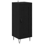 vidaXL Haut Armoire Chêne noir 69 5 x 34 x 180 cm Bois d'ingénierie
