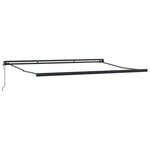 vidaXL Auvent rétractable automatique marron 400x300 cm