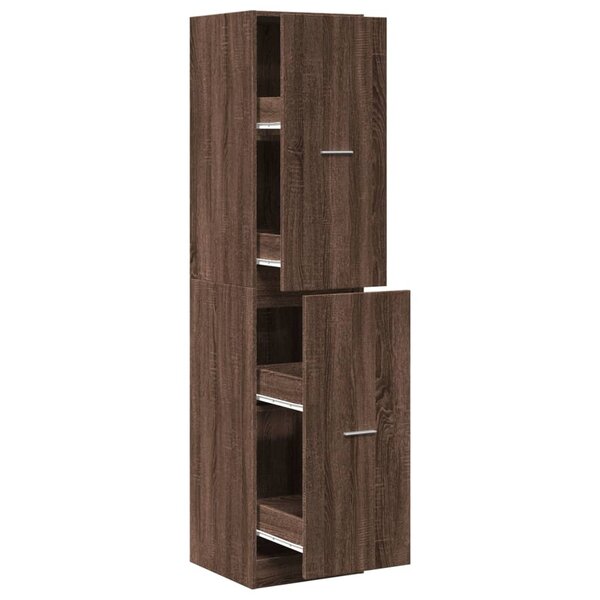 vidaXL Armoire apothicaire chêne marron 40x41x174 5 cm bois ingénierie