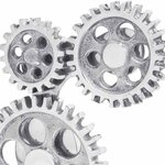 vidaXL Serre-livres 2 Pièces Argent 10 x 10 x 22 cm Aluminium