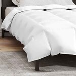 vidaXL Couettes & Duvets Blanc 140 x 200 cm Bas