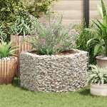 vidaXL Lit surélevé à gabion hexagonale 100 x 90 x 50 cm