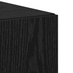 vidaXL Haut Armoire 2 Pièces Chêne noir 45 x 42 5 x 185 cm