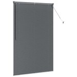 vidaXL Store de Fenêtre Gris foncé 80 x 130 cm Aluminium