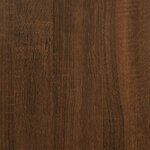 vidaXL Armoire à disques chêne marron 84 5x38x48 cm bois d'ingénierie
