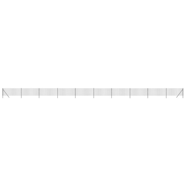 vidaXL Clôture en treillis métallique anthracite 1x25m acier galvanisé