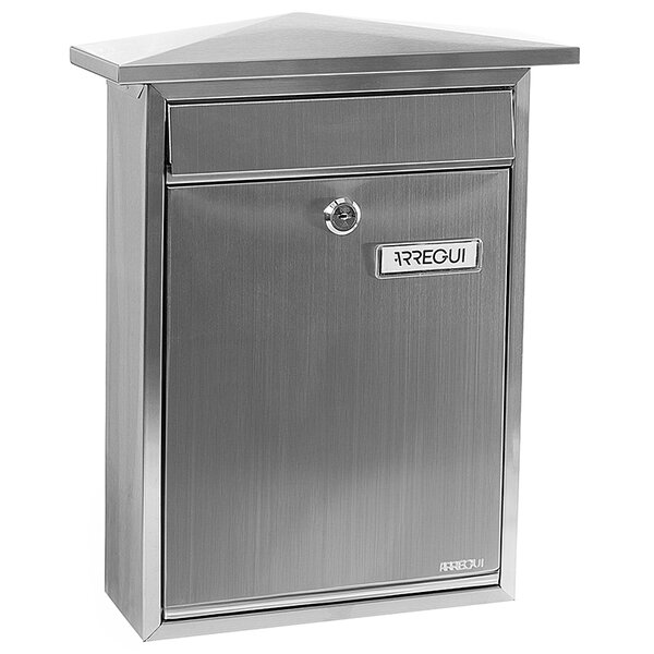 Boîte aux Lettres en Acier Inoxydable Home E5717 Fond Étroit Anti-pluie Inox