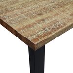 vidaXL Table à manger 200x90x75 cm bois d'acacia solide