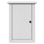 vidaXL Meubles de salle de bain 3 Pièces BODO blanc bois de pin massif