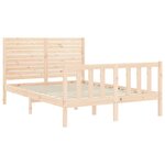 vidaXL Cadre de lit sans matelas 140x190 cm bois de pin massif