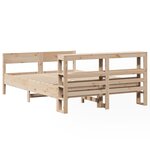 vidaXL Cadre de lit sans matelas 140x190 cm bois de pin massif