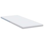 vidaXL Surmatelas Blanc 80 x 200 cm Mousse à mémoire de gel