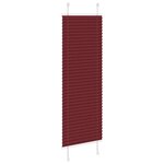 vidaXL Store plissé rouge bordeaux 45x100 cm largeur du tissu 44 4 cm