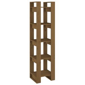 vidaXL Bibliothèque/Séparateur de pièce Marron miel 41x35x160 cm Pin