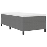 vidaXL Cadre de lit plateforme Gris clair 90 x 190 cm