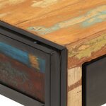 vidaXL Table console 110x30x76 cm Bois massif de récupération