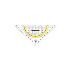 WEDO Equerre géométrique hypothénuse 250 mm poignée amovible