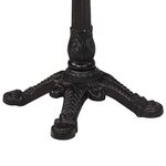 vidaXL Table de bistro 60x60x76 cm Bois massif de récupération