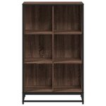 vidaXL Bibliothèque chêne marron 65 5x33x107 5 cm bois d'ingénierie