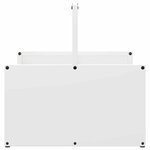 vidaXL Portant de bois chauffage blanc 40x40x40 cm