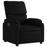 vidaXL Fauteuil inclinable électrique Noir Similicuir