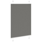 vidaXL Store plissé anthracite 90x100 cm largeur du tissu 89 4 cm