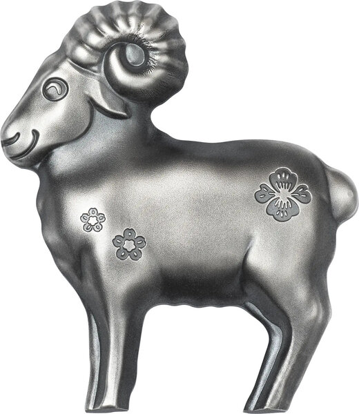 Monnaie FLUFFY SHEEP Lunar Year 1 Oz Argent 1000 Togorog Mongolia 2027 (PRÉCOMMANDE)