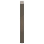 vidaXL Pieds de table de bar en U 2 pièces Acier naturel 60 x (90-91) cm Acier