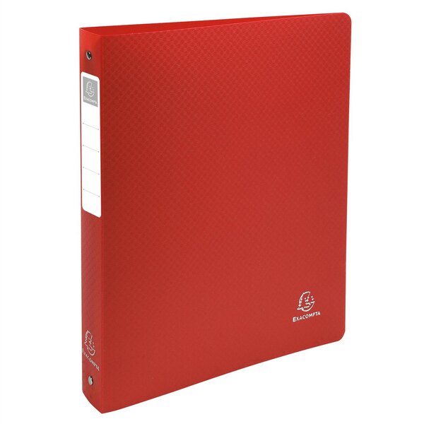 Classeur 4 Anneaux 30 mm Dos de 40mm rigide 10/10e A4 maxi Rouge x 10 EXACOMPTA