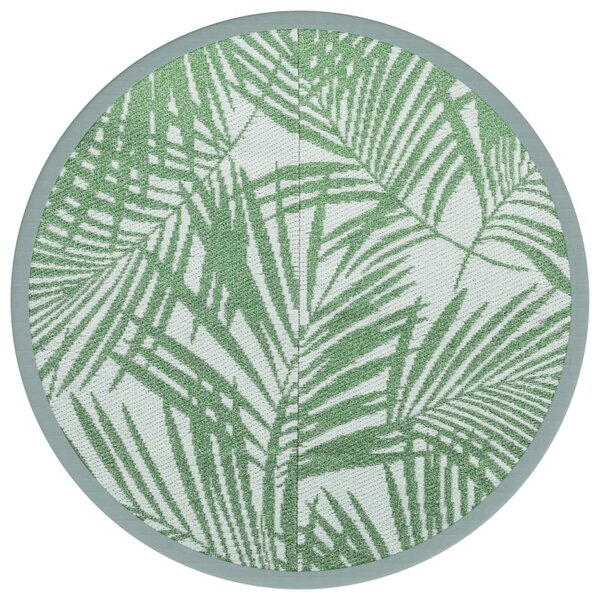 vidaXL Tapis d'extérieur ARAKIL vert Ø120 cm PP