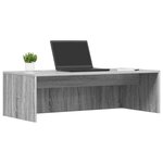 vidaXL Bureau mural Gris Sonoma 100 x 45 x 30 cm Bois d'ingénierie