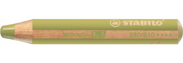 Crayon WOODY 3 en 1 Extra large Or STABILO