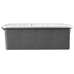 vidaXL Boîtes d'assortiment 2 Pièces séparateurs amovibles 360x250x85 mm