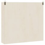vidaXL Vitrine de collection en bois avec portes 40x8 5x37cm