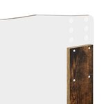 vidaXL Tête de lit Chêne fumé 160 cm Bois d'ingénierie
