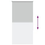 vidaXL Store enrouleur occultant largeur du tissu 60 7 cm polyester